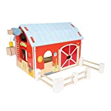 Le Toy Van – Set di giocattoli educativi in legno per fattorie e animali, per bambini dai 3 anni in ...