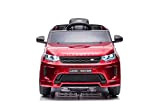 LEAN Toys Range Rover Rosso a Batteria, Auto da Guidare| Replica Giocattolo per Bambini con Illuminazione LED e Audio, Telecomando ...