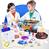 Learn & Climb Kit scientifico per Bambini con Camice da Laboratorio Oltre 20 esperimenti scientifici. A Partire dai 4 Anni