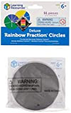 Learning Resources- Cerchi di frazioni Deluxe Rainbow Fraction, Multicolore, LER0617