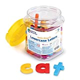 Learning Resources- Lettere minuscole magnetiche Jumbo, Colore, LER0451