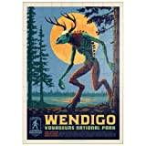 Leggende Dei Parchi Nazionali: Il Wendigo Dei Voyageurs - Premium 100 Pezzi Puzzle - MyPuzzle Collezione speciale di Anderson Design ...
