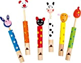 Legler Flauti Animali (Set da 6), Multicolore