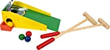 Legler small foot 8177 Mini golf molehill in legno colorato, con due mazze e quattro palline colorate, dai 5 anni ...