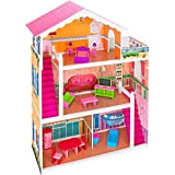 Legnoland Sweet Home Casa delle Bambole, Colore Rosa, C.T. 02544