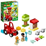 LEGO 10950 DUPLO Town Il Trattore della Fattoria e i Suoi Animali, con Pecora e Contadino, Giocattolo per Bambini dai ...