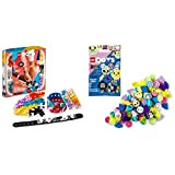LEGO 41947 DOTS Disney Multipack Bracciali Topolino e Amici, Kit Giocattoli Fai da Te, Set per Creare Gioielli & 41946 ...