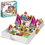 LEGO 43193 Disney Princess L'Avventura Fiabesca di Ariel, Belle, Cenerentola e Tiana, Castello Giocattolo con 4 Mini Bambole delle Principesse