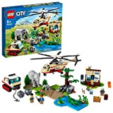LEGO 60302 City Wildlife Operazione di Soccorso Animale, Set Clinica Veterinaria con Elicottero Giocattolo e 4 Minifigure, Giochi per Bambini ...