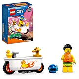 LEGO 60333 City Stuntz Stunt Bike Vasca da Bagno, Moto Giocattolo Carica e Vai con Minifigure, Giochi per Bambini e ...