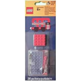 LEGO-673419307710 Your Own Souvenir with This London Bus Magnet Build, Multicolore, 853914