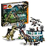 LEGO 76949 Jurassic World l’Attacco del Giganotosauro e del Terizinosauro, con 6 Minifigure e 2 Dinosauri Giocattolo, Giochi per Bambini ...