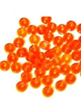 LEGO Bricks - Ferro da Stiro Rotondo, 50 Pezzi, 1 x 1 Piani, Colore: Arancione Trasparente