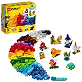 LEGO Classic Creative Transparent Bricks 11013 Building Kit with Transparent Bricks; Inspires Imaginative Play, New 2021 (500 Pieces)