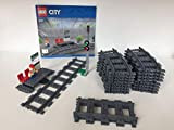 LEGO EB City - Ferrovia e Segnale, con 16 Curve e 4 Guide dritte (60197)