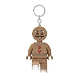 LEGO Iconico Gingerbread Man Portachiavi Torcia LED Regali per bambini - Figura Altezza 76 mm (KE181) - 2 batterie CR2025 ...