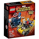 LEGO Marvel Super Heroes Mighty microfoni: Capitan America Vs. Teschio Rosso – Gioco di Costruzioni, Comics, Qualsiasi Genere, Multi