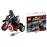 LEGO MAVEL SUPER HEROES - 30447 - CAPTAIN AMERICA MOTORCYCLE Collector POLYBAG