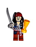Lego® Pirati dei Caraibi/Pirates Of The Caribbean ™ Mini Figura Jack Sparrow con sciabola e dorato a forma di calice