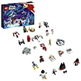 LEGO Star Wars Calendario dell'Avvento 2020, Mini Set di Costruzioni Natalizie con Astronavi e Personaggi Iconici, 75279