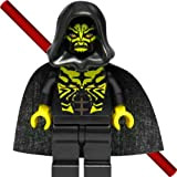 LEGO Star Wars Figur Savage opress (Sith, zabrak) con Doppia Spada Laser e Mantello Nero