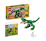Legoo Lego Creator Set 31058 - Dinosauro + 30574 gatto (sacchetto di plastica), 7-12 anni