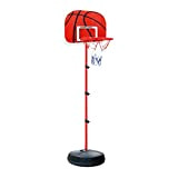 Leic Set di canestro da Basket Set di Giochi Sportivi da 200 cm Regolabili in Altezza per Interni ed Esterni ...