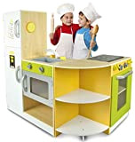 Leomark Cucina Exclusive Flex, Gioco in Legno, Concept Giocattolo per Bambini, Nuovo Accessori per Cucina, educazione tavola fornello Divertimento, Dimensioni: ...