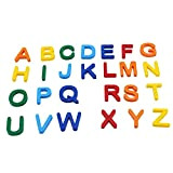 Lettere Magnetiche 26 Pezzi Multicolore Lettere Maiuscole Magnetica per Frigorifero Educative Giocattoli per Apprendimento Ortografia per Bambini Prescolare