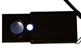 Levenhuk Lentino Portatile Zeno Gem M13 con Illuminazione a LED e Ultravioletta e Corpo Resistente agli Urti