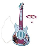 Lexibook Disney Frozen chitarra elettronica illuminata con microfono Occhiali con microfono Melodies plug per MP3 blu/viola K260FZ
