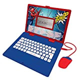 Lexibook Disney Spiderman-Computer Educativo Bilingue Francese/Olandese-Giocattolo Ragazze con 124 attività per Imparare, Divertirsi e Suonare Piano-Rosso/Blu, JC598SPi10