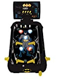 Lexibook Flipper elettronico Batman, Suoni Divertenti ed Effetti Luminosi, 5 Ostacoli, Funziona con 3 batterie LR14, Nero/Giallo