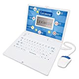 LEXIBOOK JC598i3 - Computer portatile educativo e bilingue con 124 attività per imparare, giocare e musica-blu/bianco