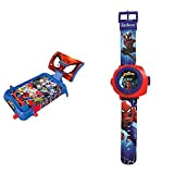 Lexibook Marvel Spider-Man Flipper elettronico da tavolo, gioco d'azione e riflesso per bambini e famiglie, schermo LCD & Schermo digitale ...