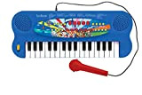 Lexibook Paw Patrol Tastiera Elettronica, Pianoforte a 32 Tasti, Microfono per Canto, 22 brani Demo, Batteria, Blu/Rosso