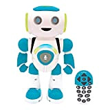 Lexibook ROB20DE Powerman Jr. Intelligente pensieri Giochi per Bambini Musicali Animali Quiz STEM Programmabile Telecomando Robot Verde/Blu