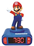 LEXIBOOK - Sveglia digitale Nintendo Super Mario per Bambini con Snooze e Suoni, Orologio per Bambini, Colore Blu / Rosso ...