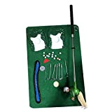 LHZMD Posto Toilette Golf Vasino Set da Gioco Putter Mini Golf Set Giocattoli Mazze da Golf per Bambini Giochi di ...