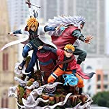 LIBAOBAO Naruto Action Figure Uzumaki Naruto Jiraiya Combining,Model Doll Toy Collection,Figura Bambola Giocattolo,Regalo Compleanno per Bambini Natale,40cm