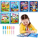 Libro Magico da Colorare 6 Pezzi Libri Ad Acqua da Colorare Bambini Album da Colorare per Bambini Magic Water Book ...