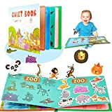 Libro Tranquillo Giochi per Bambini Giocattolo Educativo Montessori per bambino Gioco di illuminazione per bambini 1 2 3 4 Anni ...