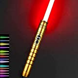Lightsaber Heavy Dueling Maniglia in Metallo Forza FX Spada Laser LED USB Ricaricabile Sciabole Luce per Adulti E Bambini RGB ...