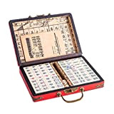 Lim Cinese Riichi Mahjong Set 144 Piastrelle (Mahjongg, mAh-Jongg, mAh Jongg Set, Majiang) (M)
