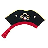 Liontouch 18104LT Cappello da Pirata del Capitano Cross per Bambini | Linea di Costumi