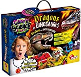 Lisciani FR89390, Crazy Science Dragons E Dinosauri Gioco educativo Scientifica Divertente da 8 Anni, Taglia Unica