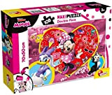 Lisciani Giochi-108 Mickey & Friends Disney Puzzle DF Supermaxi 108 Minnie, Multicolore, 74198