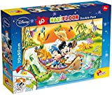 Lisciani Giochi 48205 - Mickey Puzzle Doppia Faccia Supermaxi, 60 Pezzi