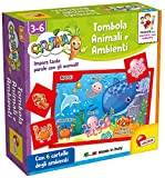 Lisciani Giochi- Carotina Quadrotte Animali e Ambienti Gioco Educativo Prescolari, Multicolore, 87495