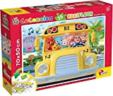Lisciani Giochi- Cocomelon DF Maxifloor 35-Little Explorers, Multicolore, 91041